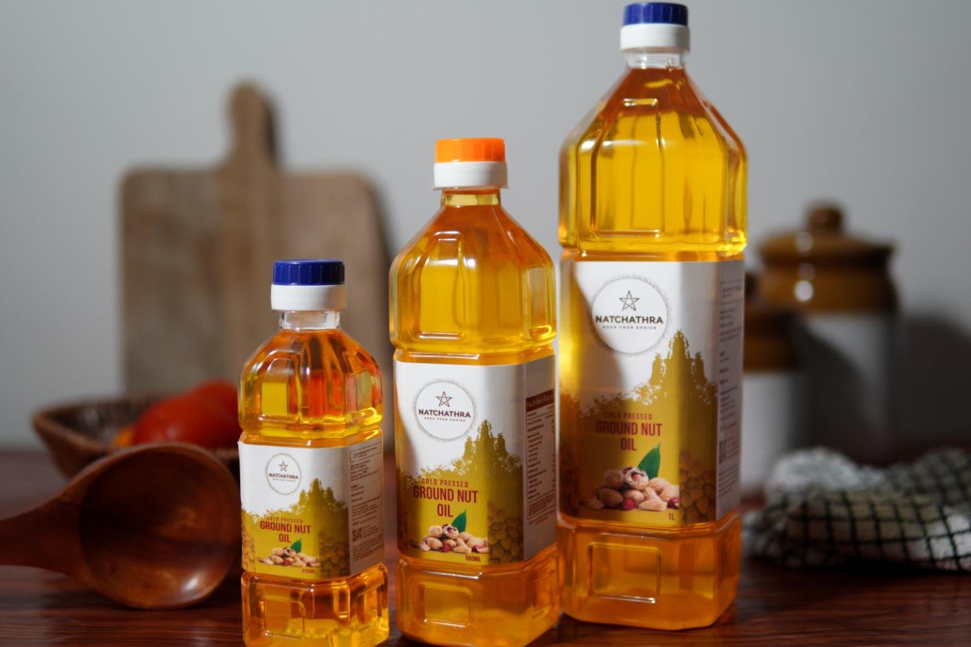 Cold Pressed Groundnut Oil 1L